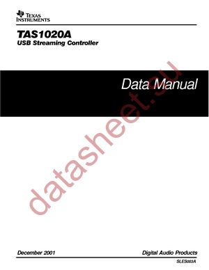 TAS1020APFB datasheet  